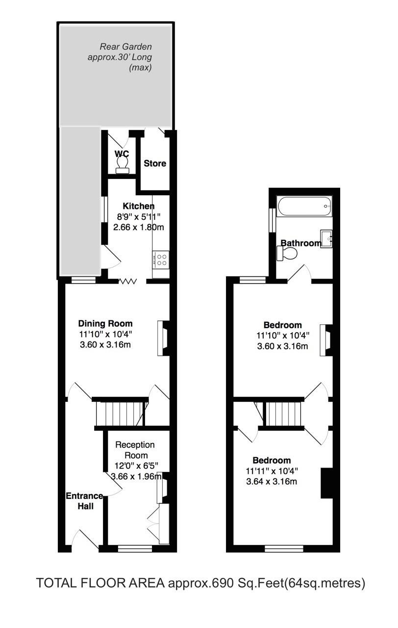 Floorplans For Talbot Road, Twickenham