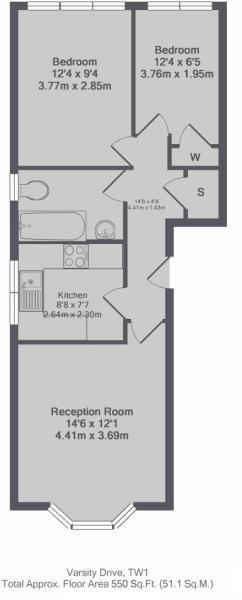 Floorplans For Varsity Drive, Twickenham
