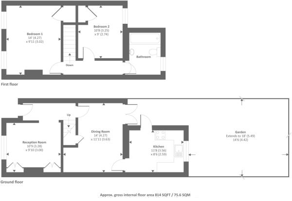 Floorplans For Hamilton Road, Twickenham