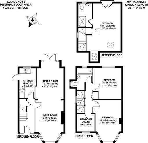 Floorplans For Beech Way, Twickenham