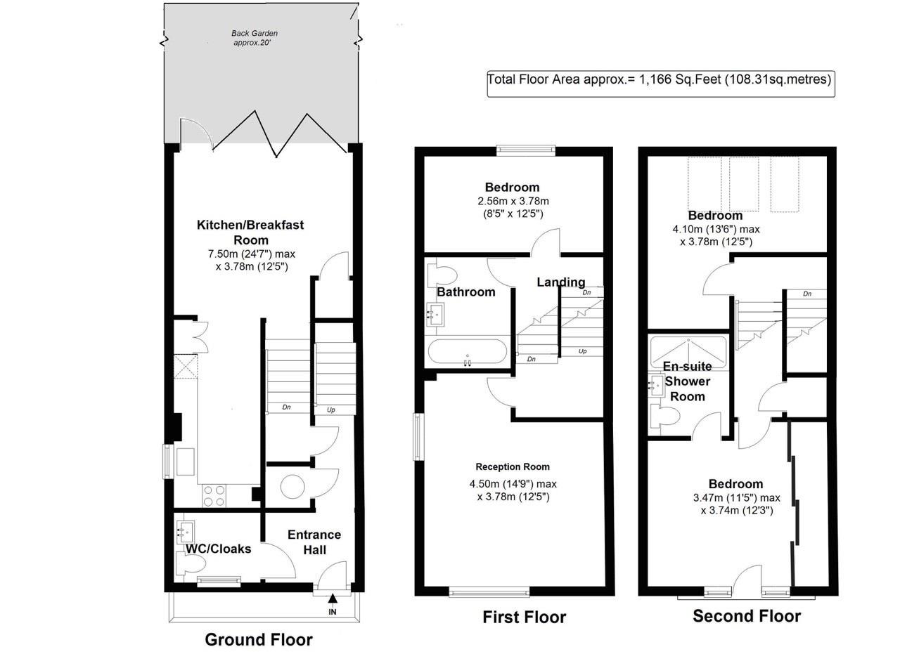 Floorplans For Fallow Place, Teddington