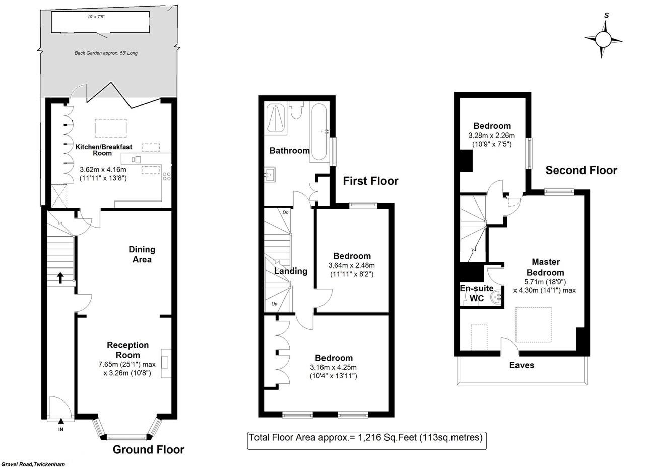 Floorplans For Gravel Road, Twickenham