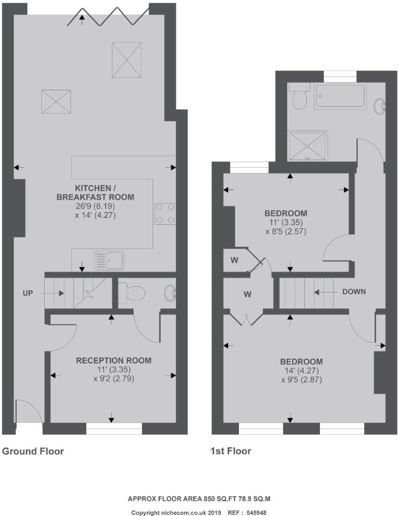 Floorplans For Hamilton Road, Twickenham