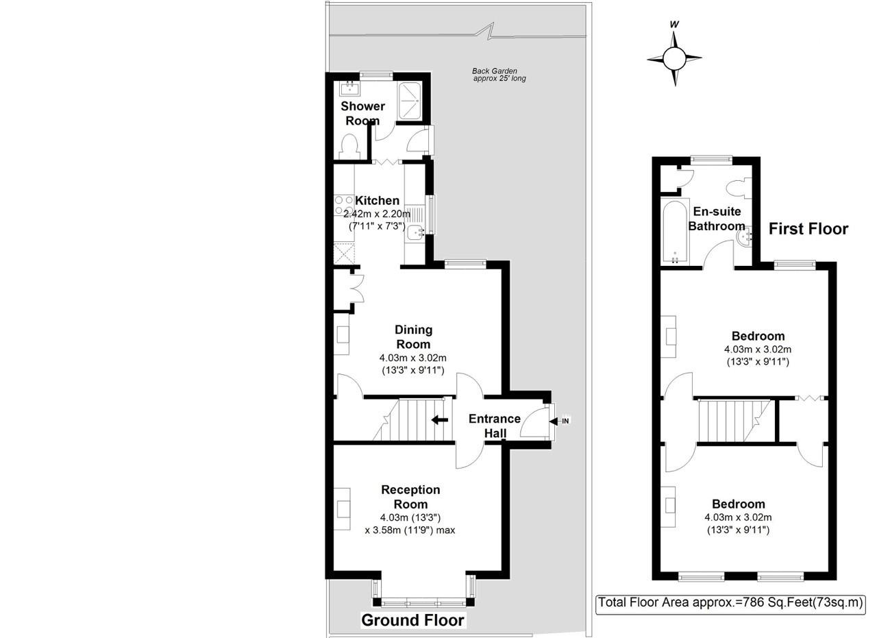 Floorplans For Chestnut Road, Twickenham