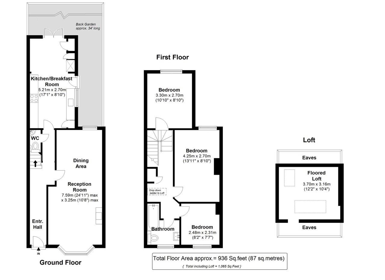 Floorplans For North Lane, Teddington