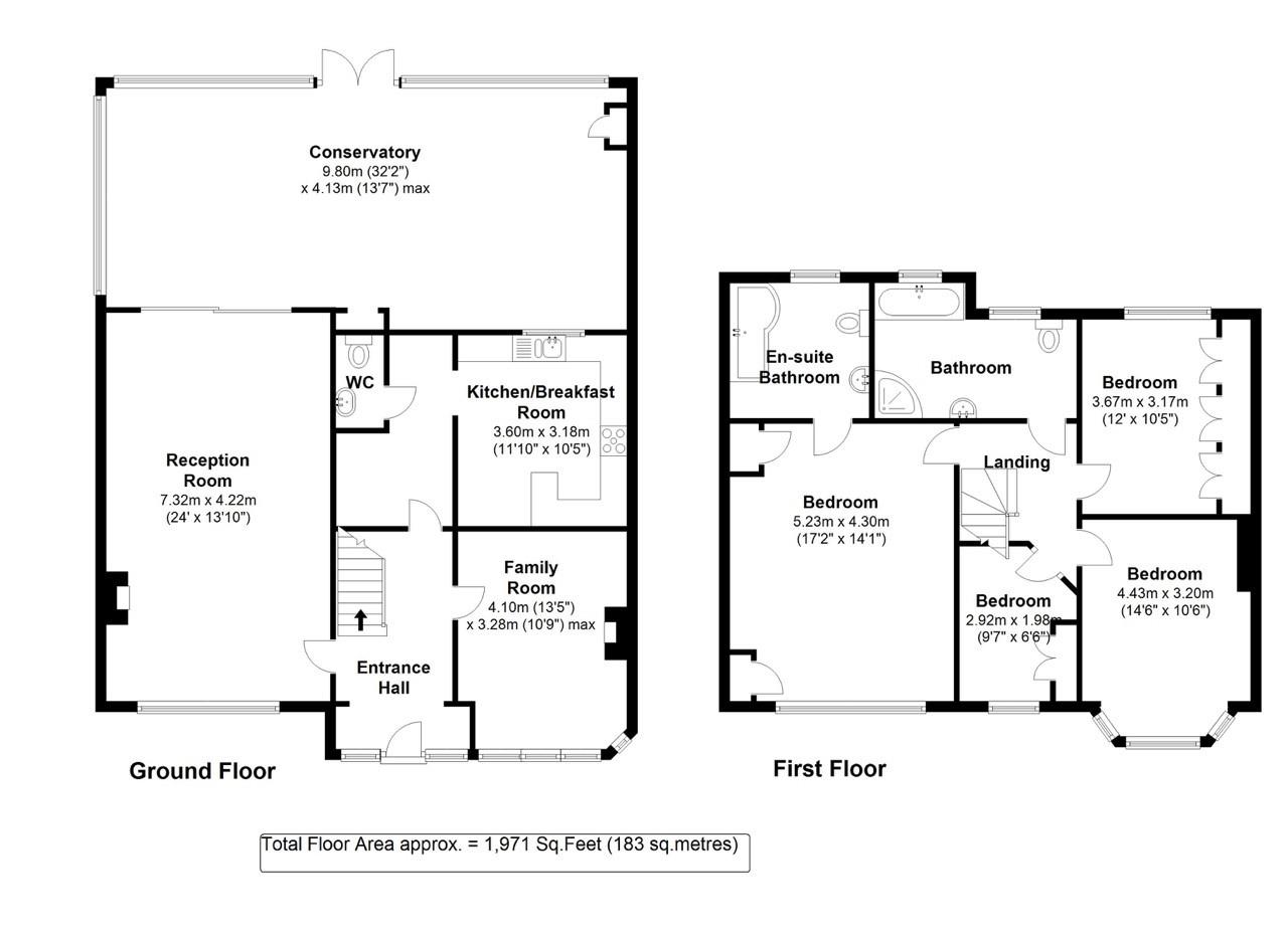 Floorplans For Staines Road, Twickenham