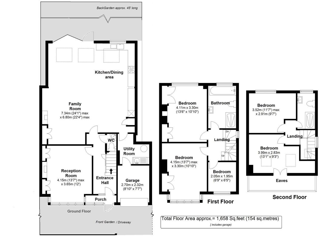 Floorplans For Holly Bush Lane, Hampton