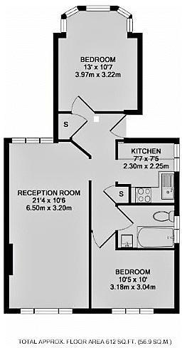 Floorplans For Hanworth Road, Whitton