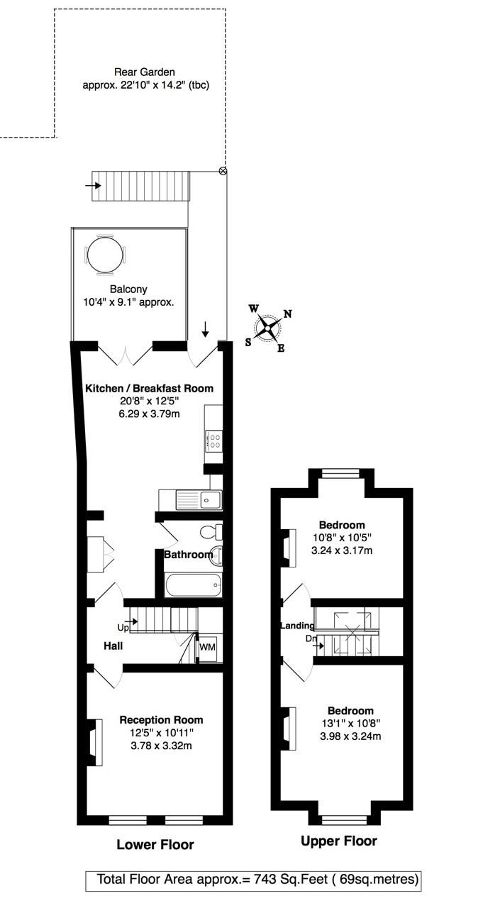Floorplans For Richmond Road, Twickenham