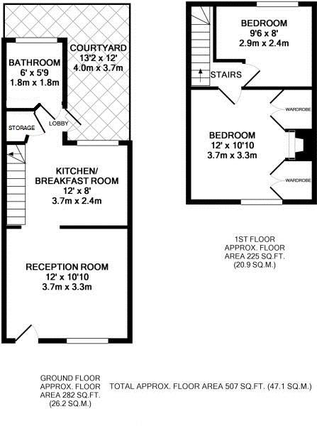 Floorplans For Denmark Road, Twickenham