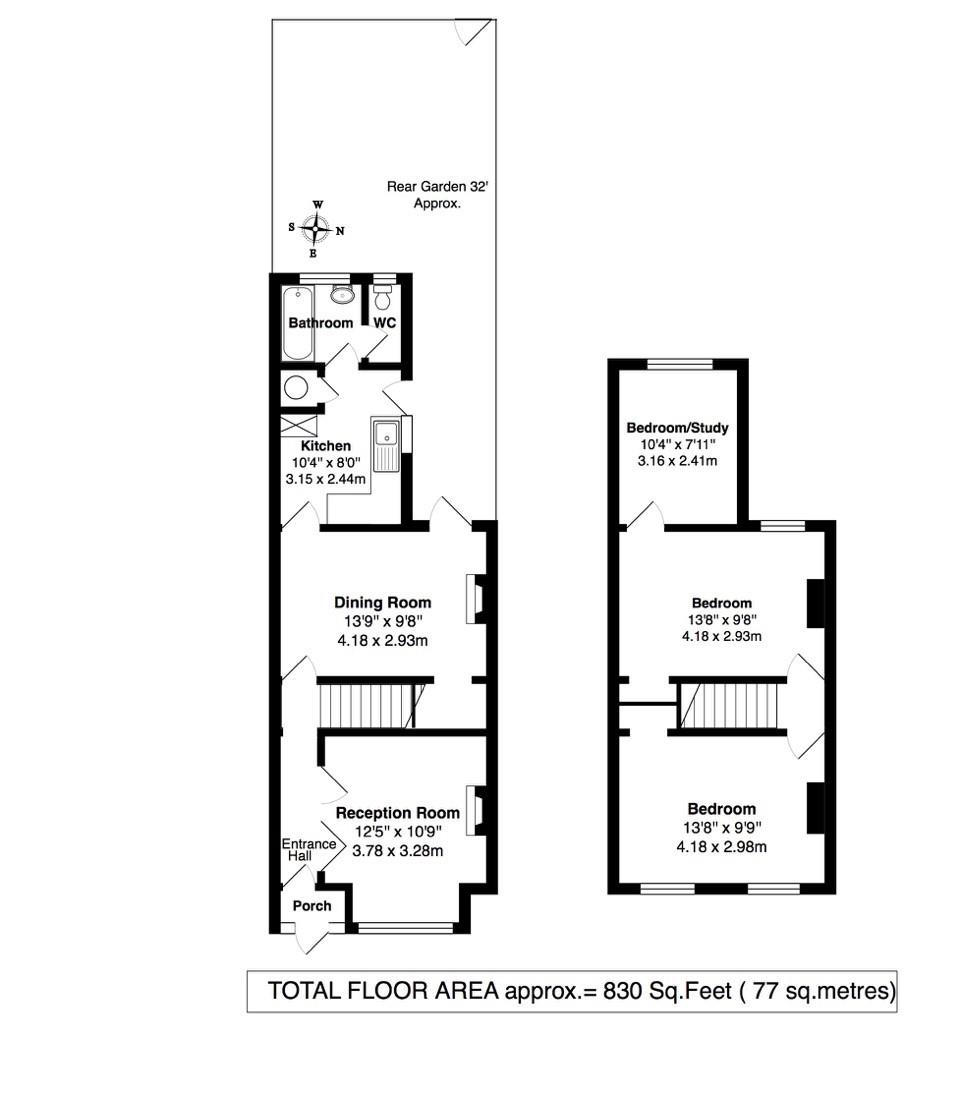 Floorplans For Andover Road, Twickenham