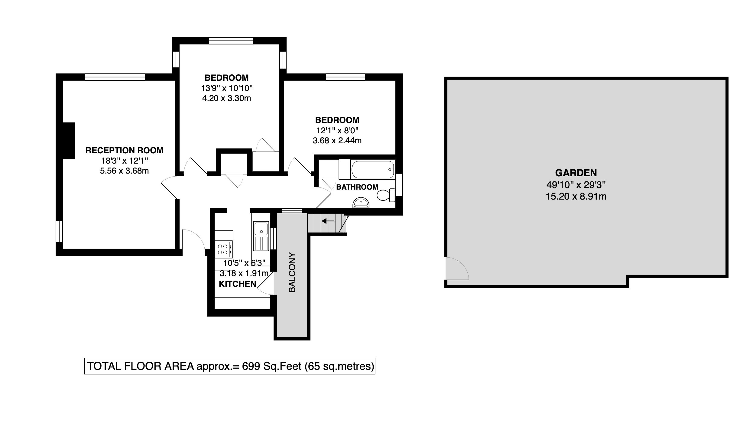 Floorplans For Peveril Drive, Teddington