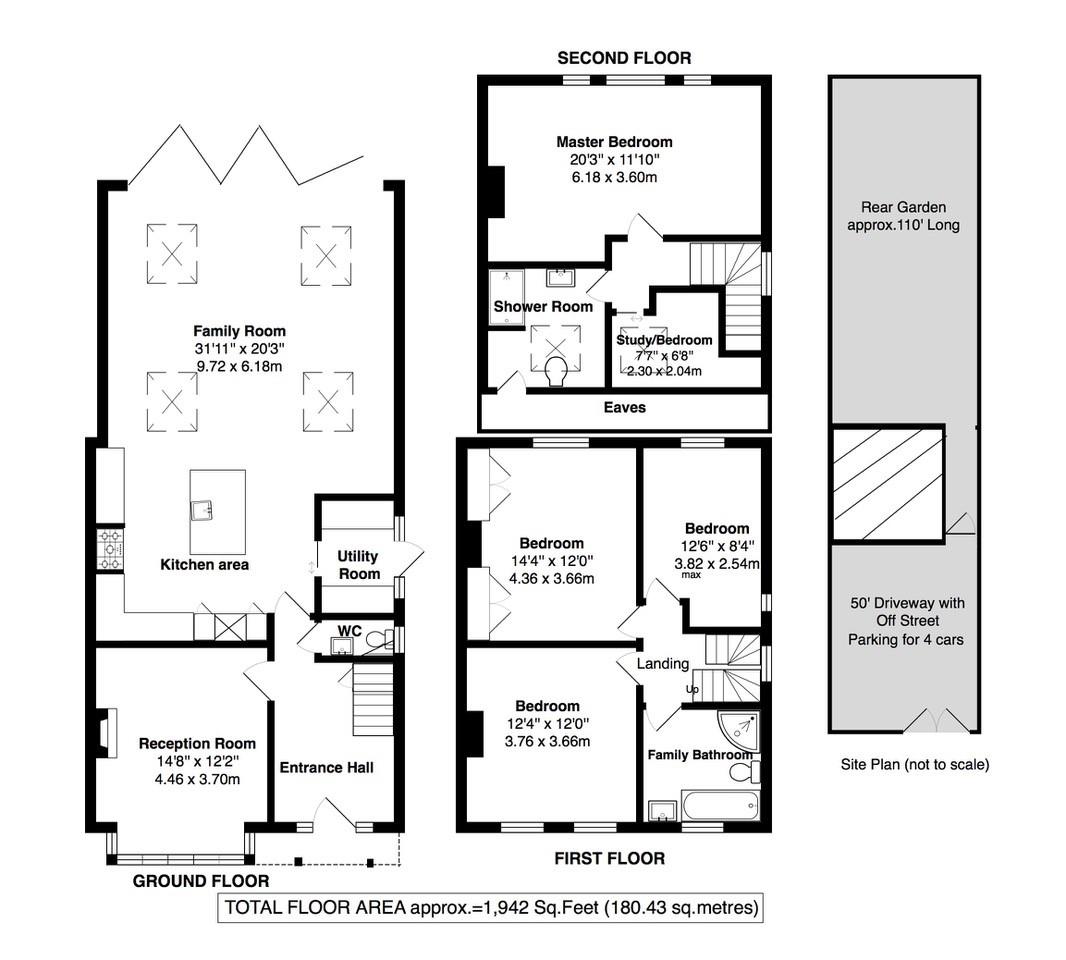 Floorplans For Sixth Cross Road, Twickenham