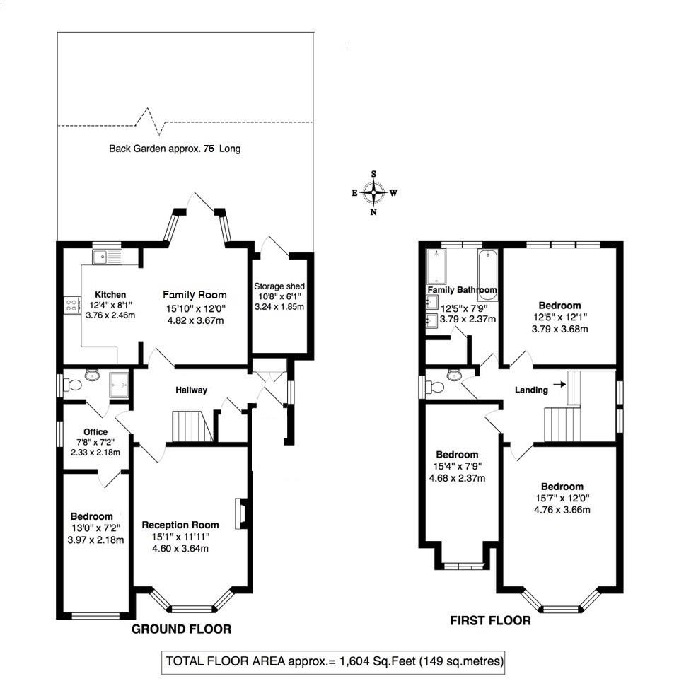 Floorplans For Park Road, Hampton Hill
