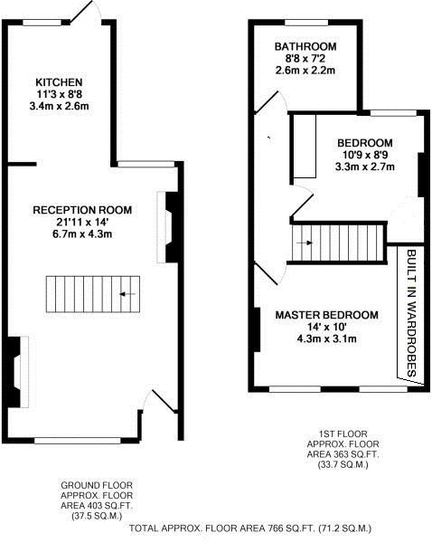 Floorplans For Hamilton Road, Twickenham