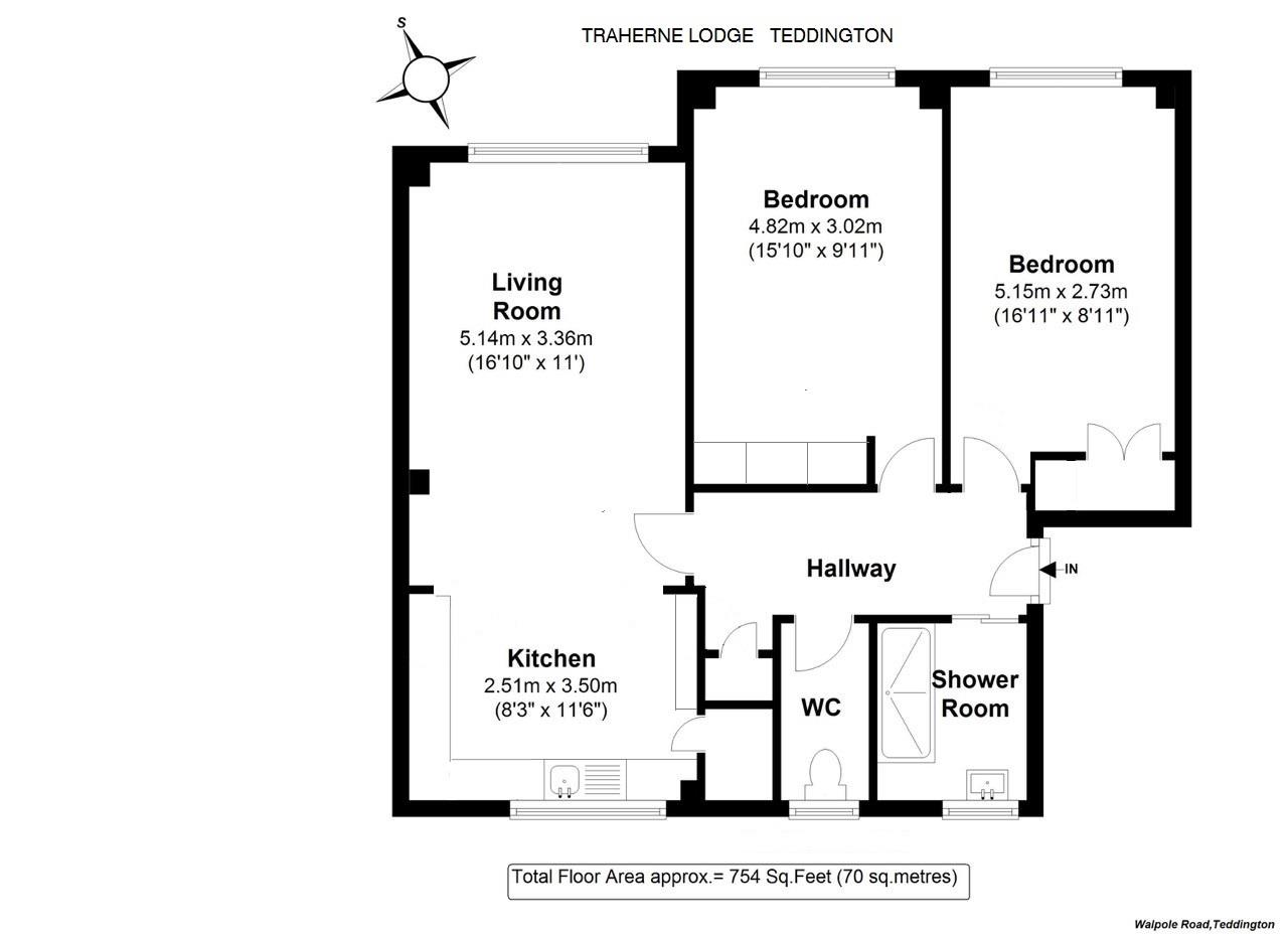Floorplans For Traherne Lodge, Teddington