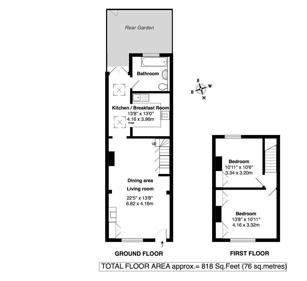Floorplans For Walpole Place, Teddington