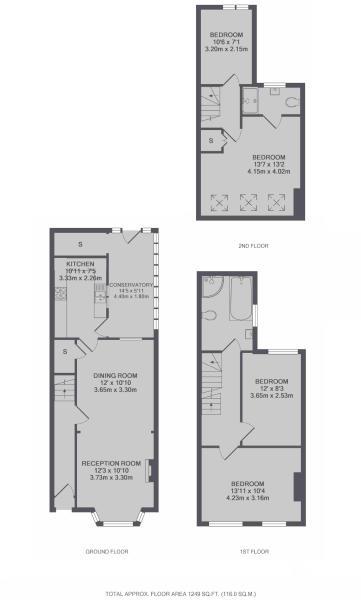 Floorplans For May Road, Twickenham