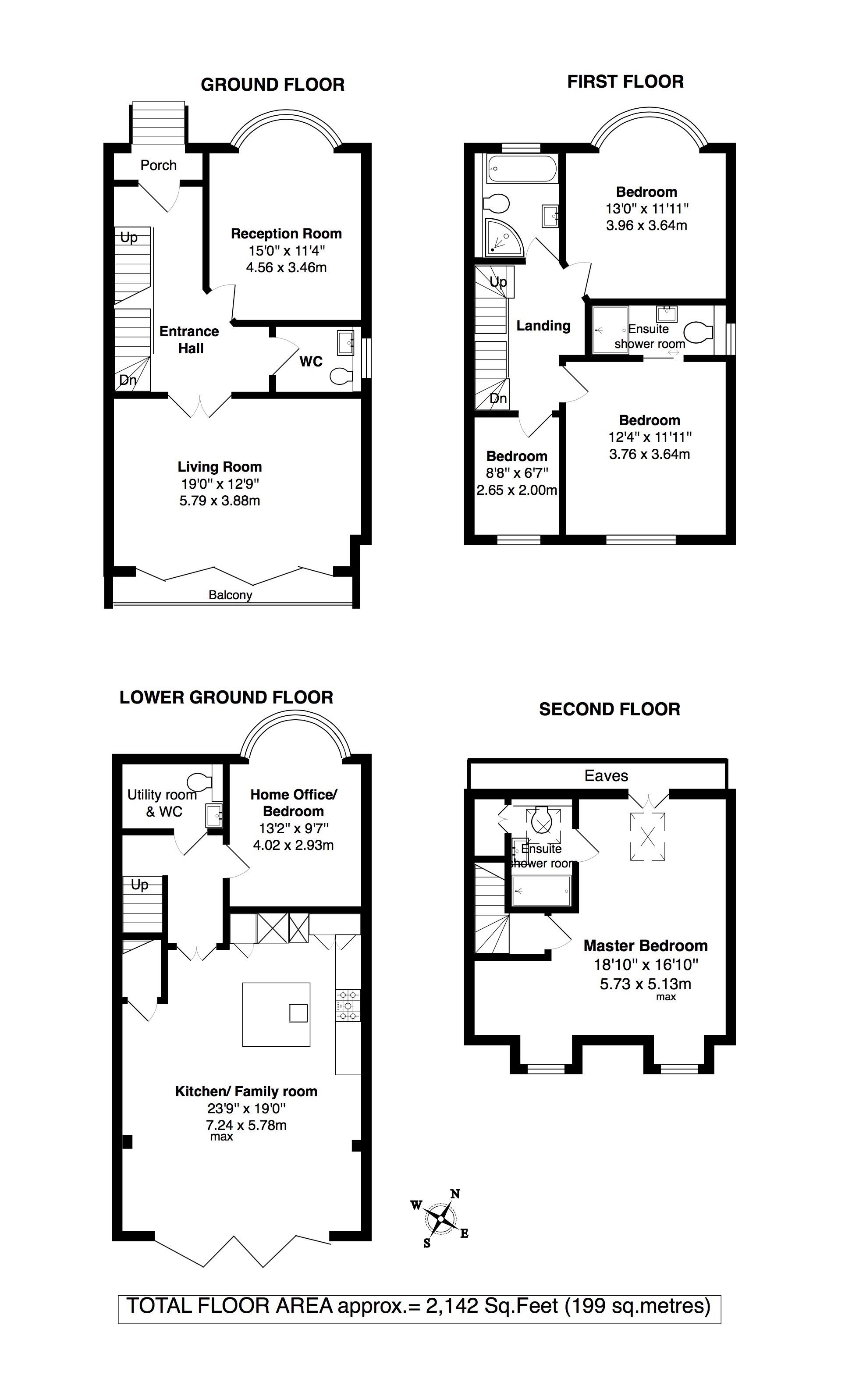 Floorplans For Staines Road, Twickenham