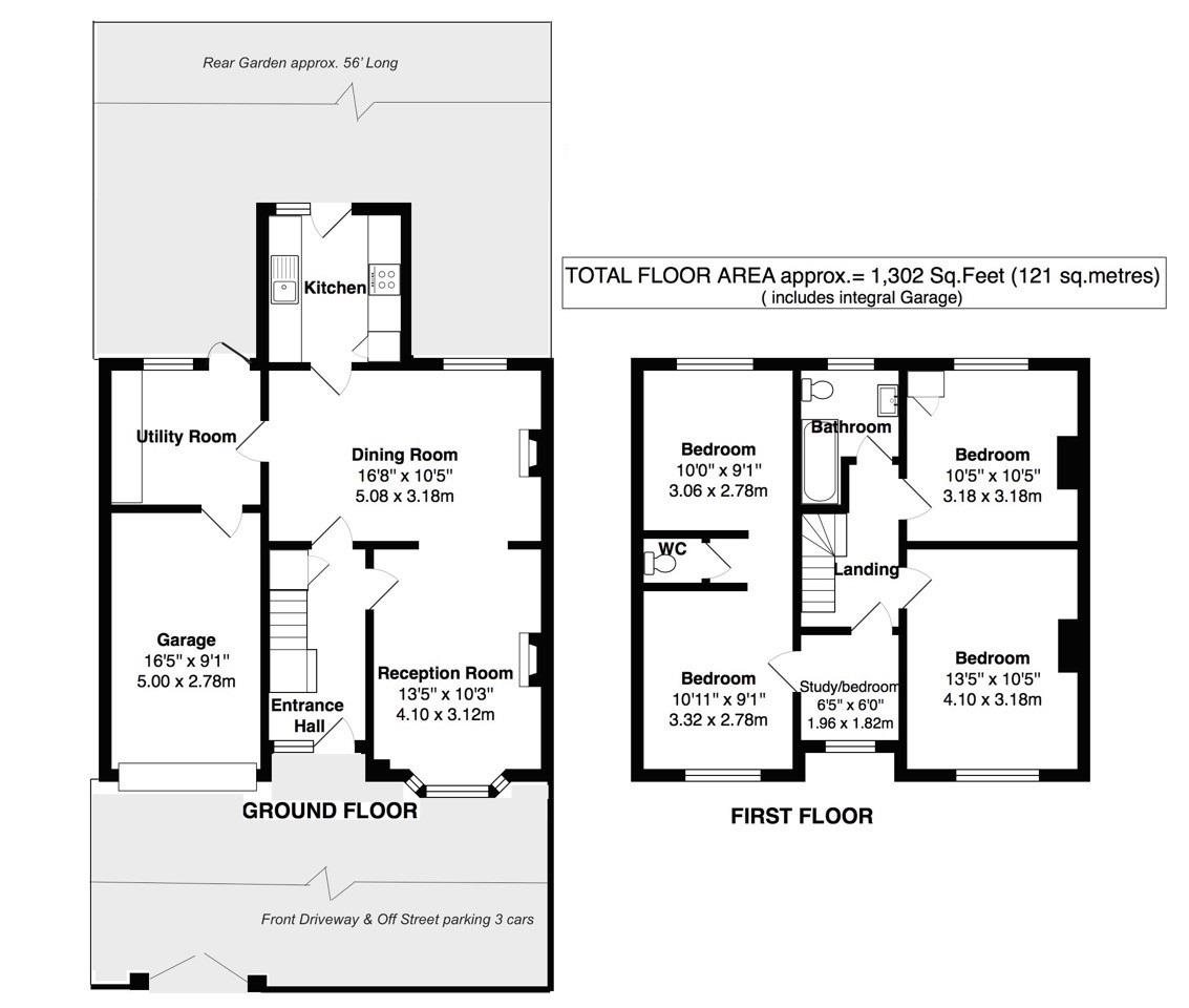 Floorplans For Church Road, Teddington