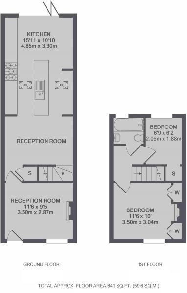 Floorplans For School House Lane, Teddington