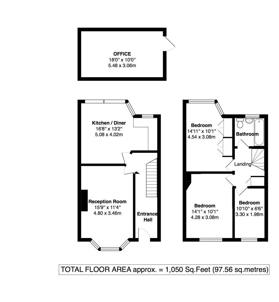 Floorplans For Lisbon Avenue, Twickenham