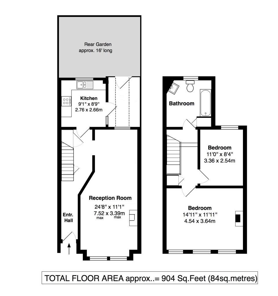 Floorplans For Lion Avenue, Twickenham