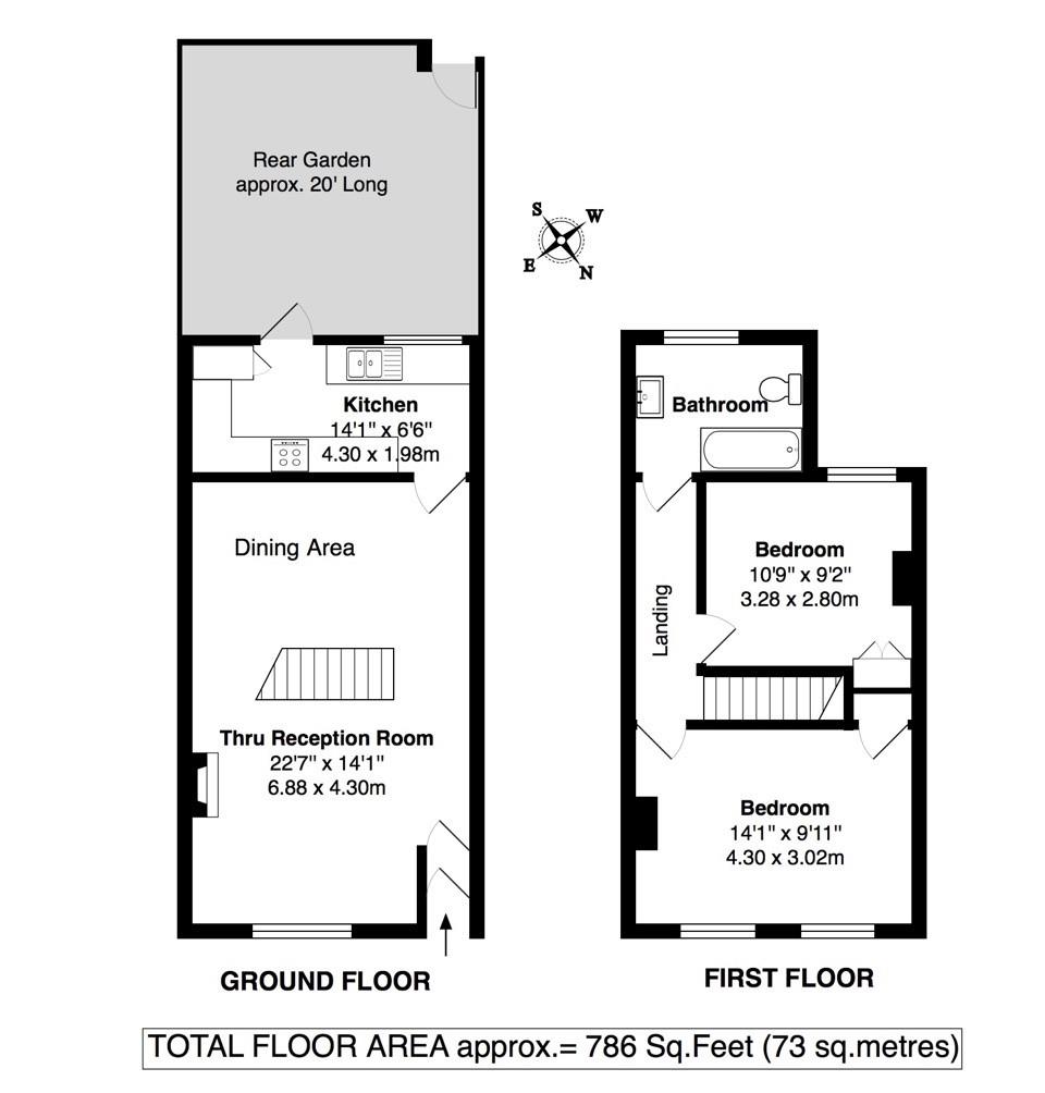 Floorplans For Hamilton Road, Twickenham