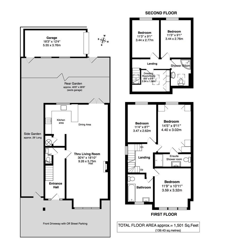 Floorplans For Hospital Bridge Road, Twickenham