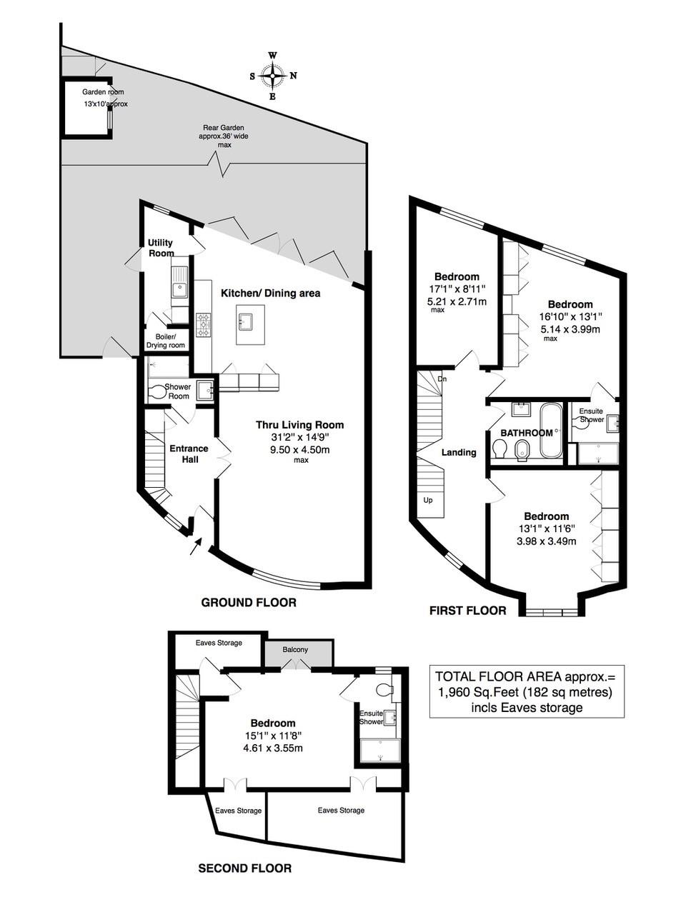 Floorplans For Gould Road, Twickenham