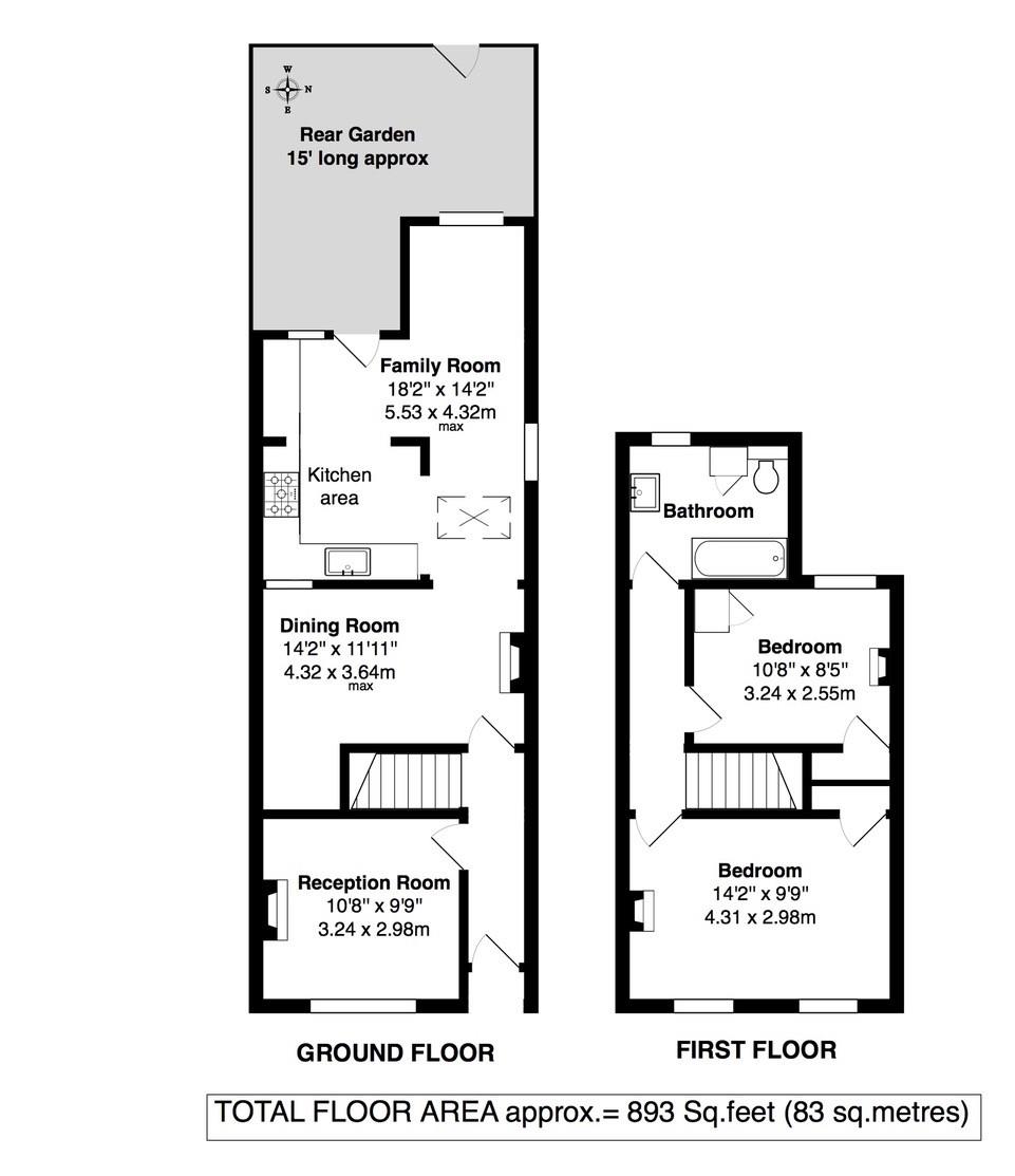 Floorplans For Hamilton Road, Twickenham