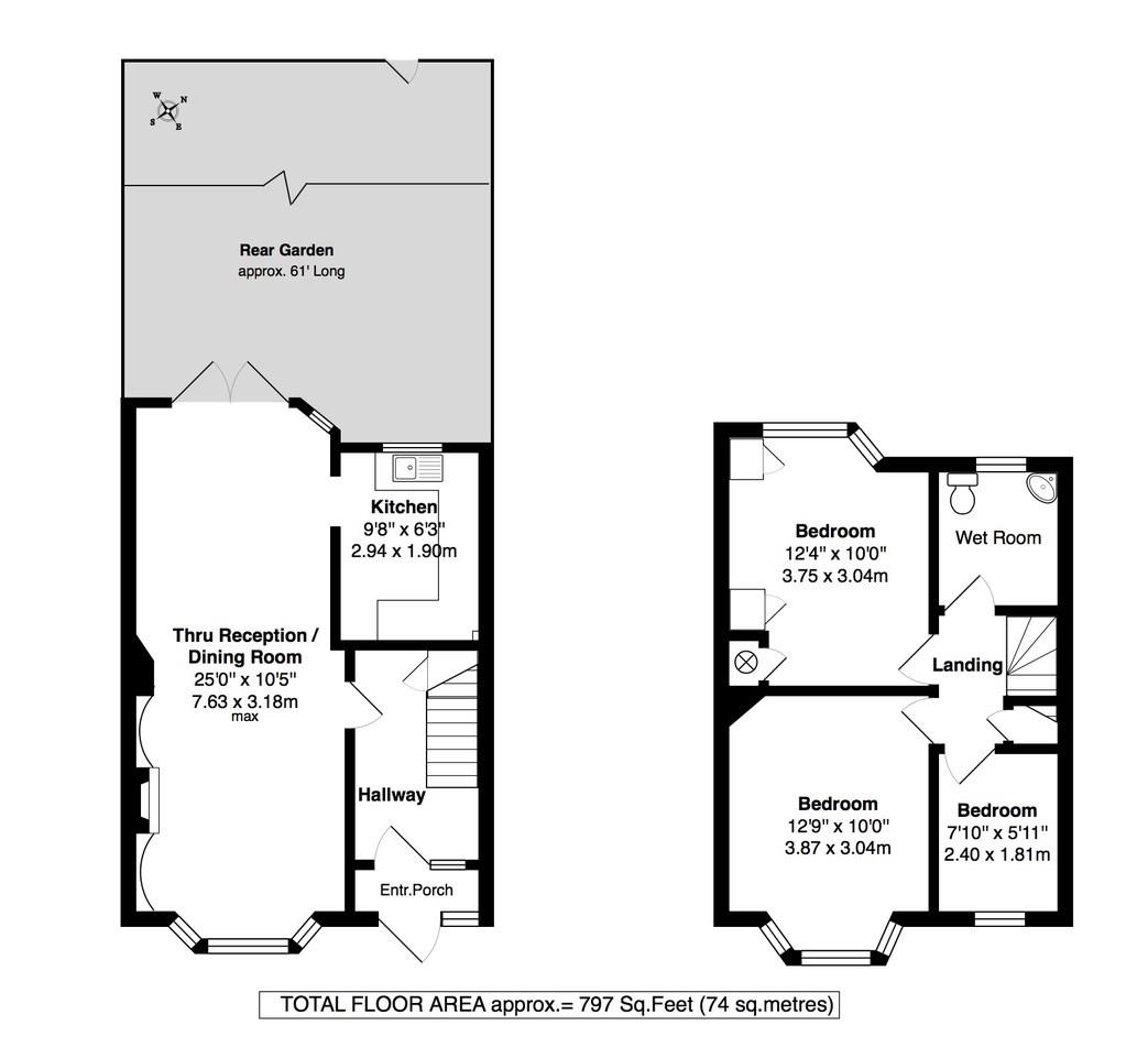 Floorplans For Lisbon Avenue, Twickenham