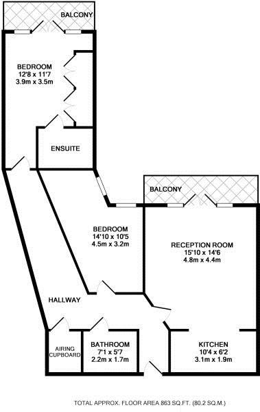 Floorplans For Sycamore House, Twickenham