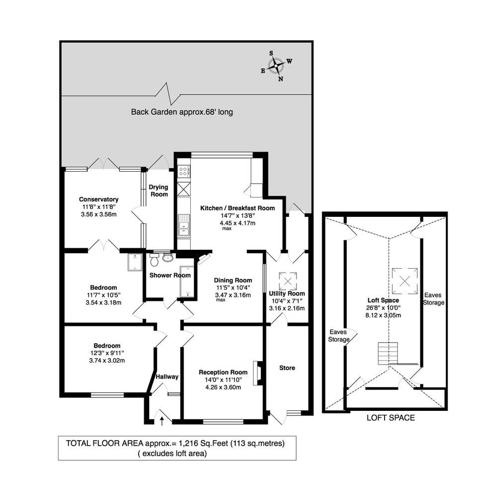 Floorplans For Waverley Avenue, Twickenham