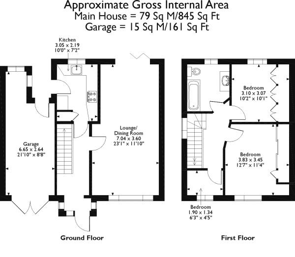 Floorplans For Princes Close, Teddington