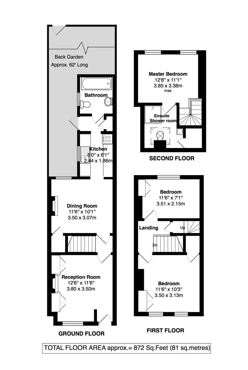 Floorplans For Railway Road, Teddington