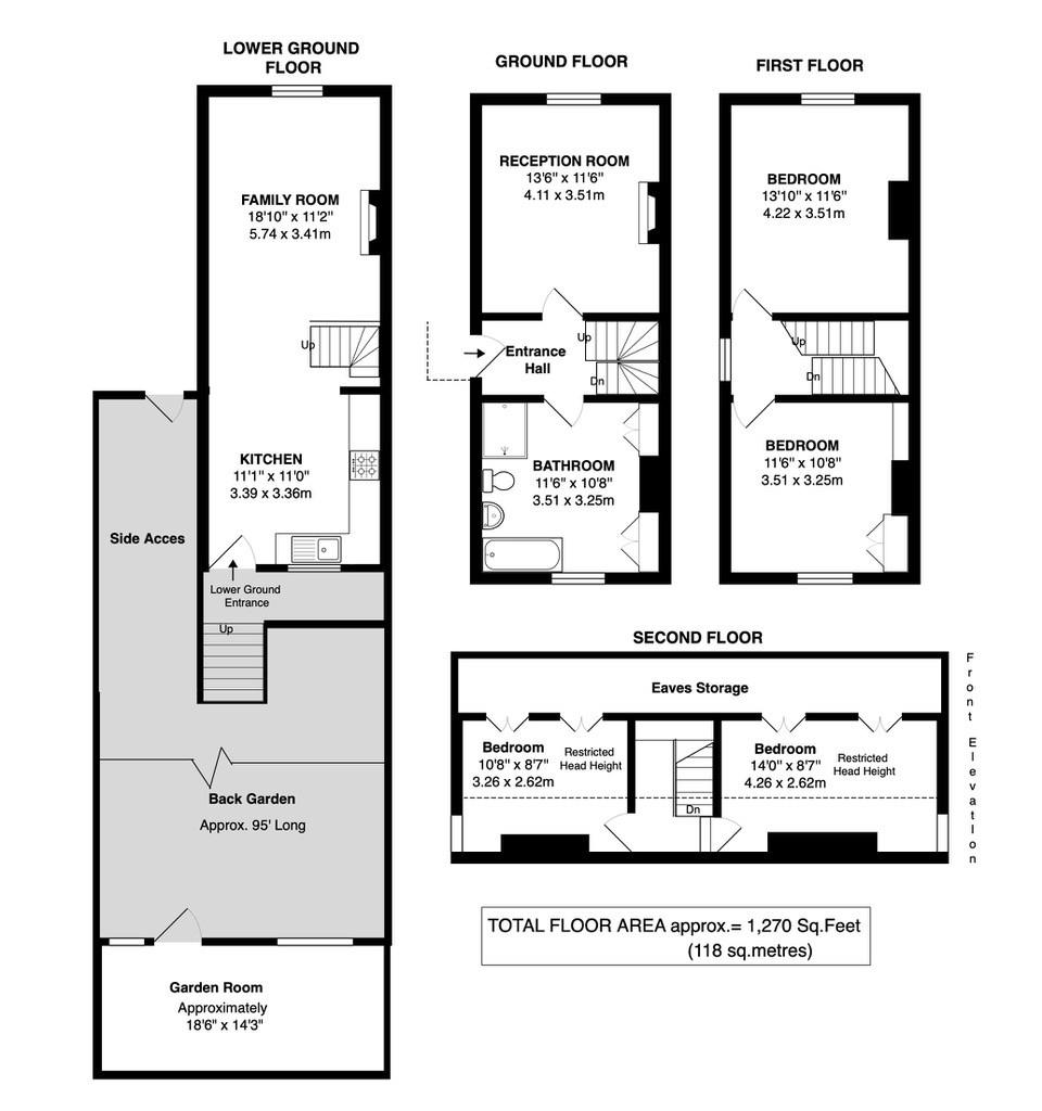 Floorplans For Park Road, Hampton Wick