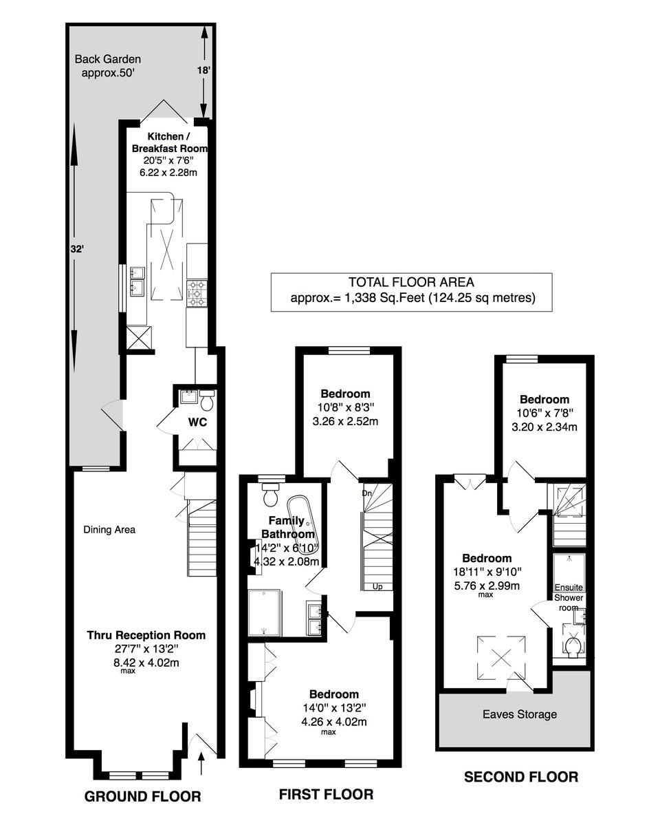 Floorplans For York Road, Teddington