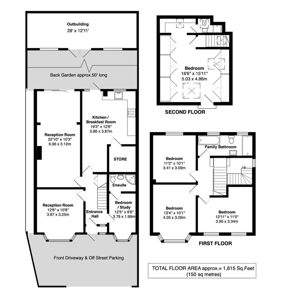 Floorplans For Selkirk Road, Twickenham