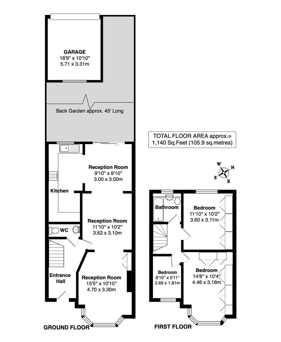 Floorplans For Selkirk Road, Twickenham