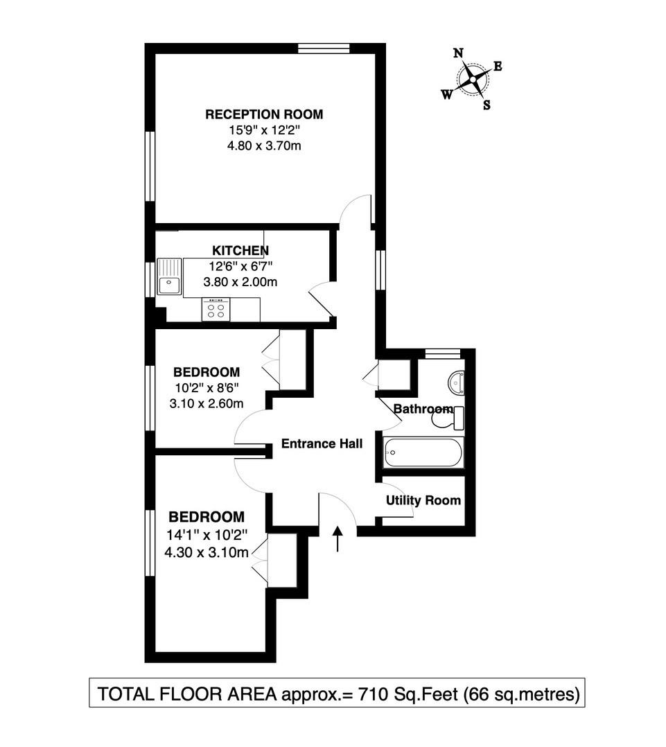 Floorplans For Grosvenor Court, Teddington