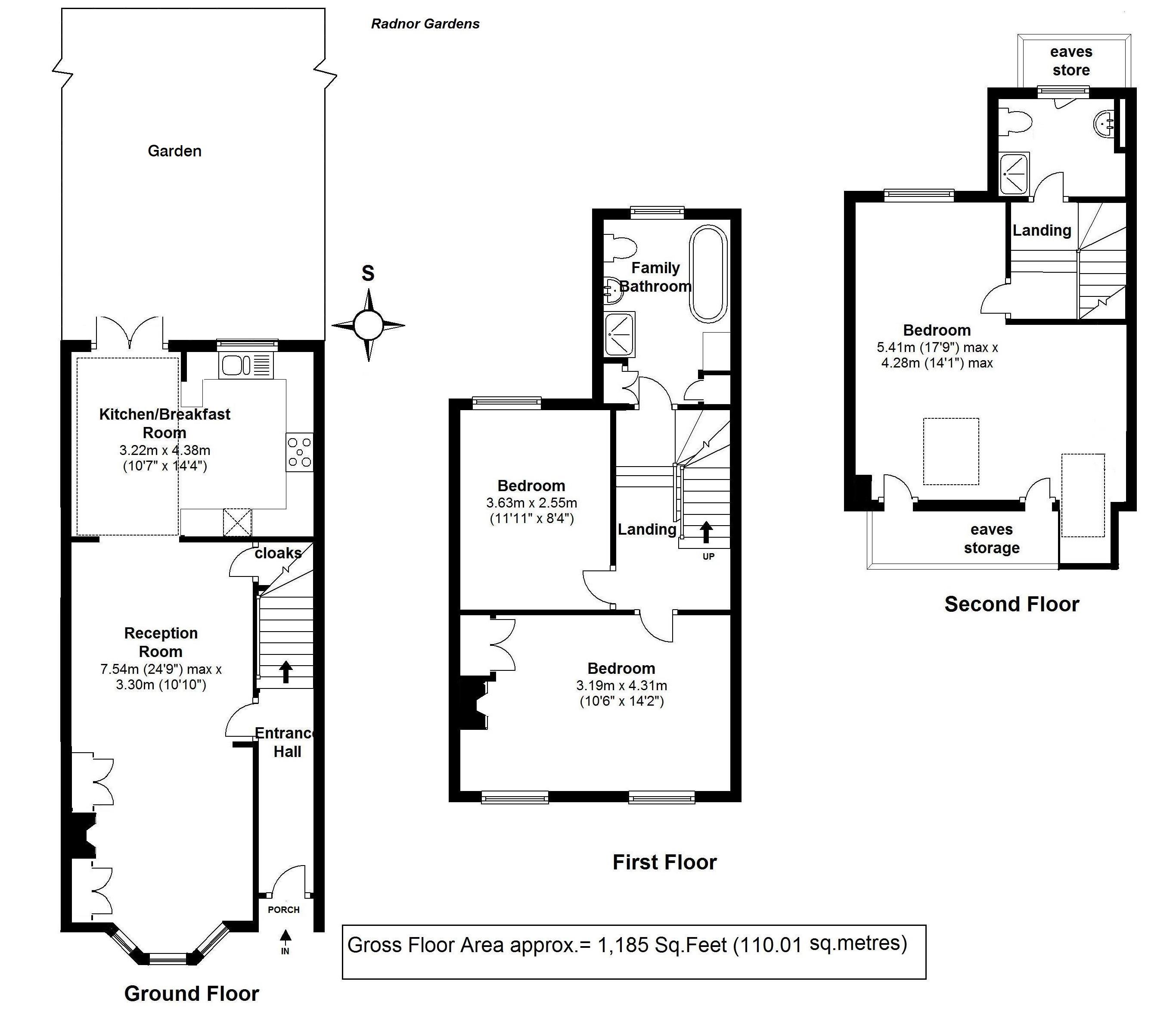 Floorplans For Radnor Gardens, Strawberry Hill