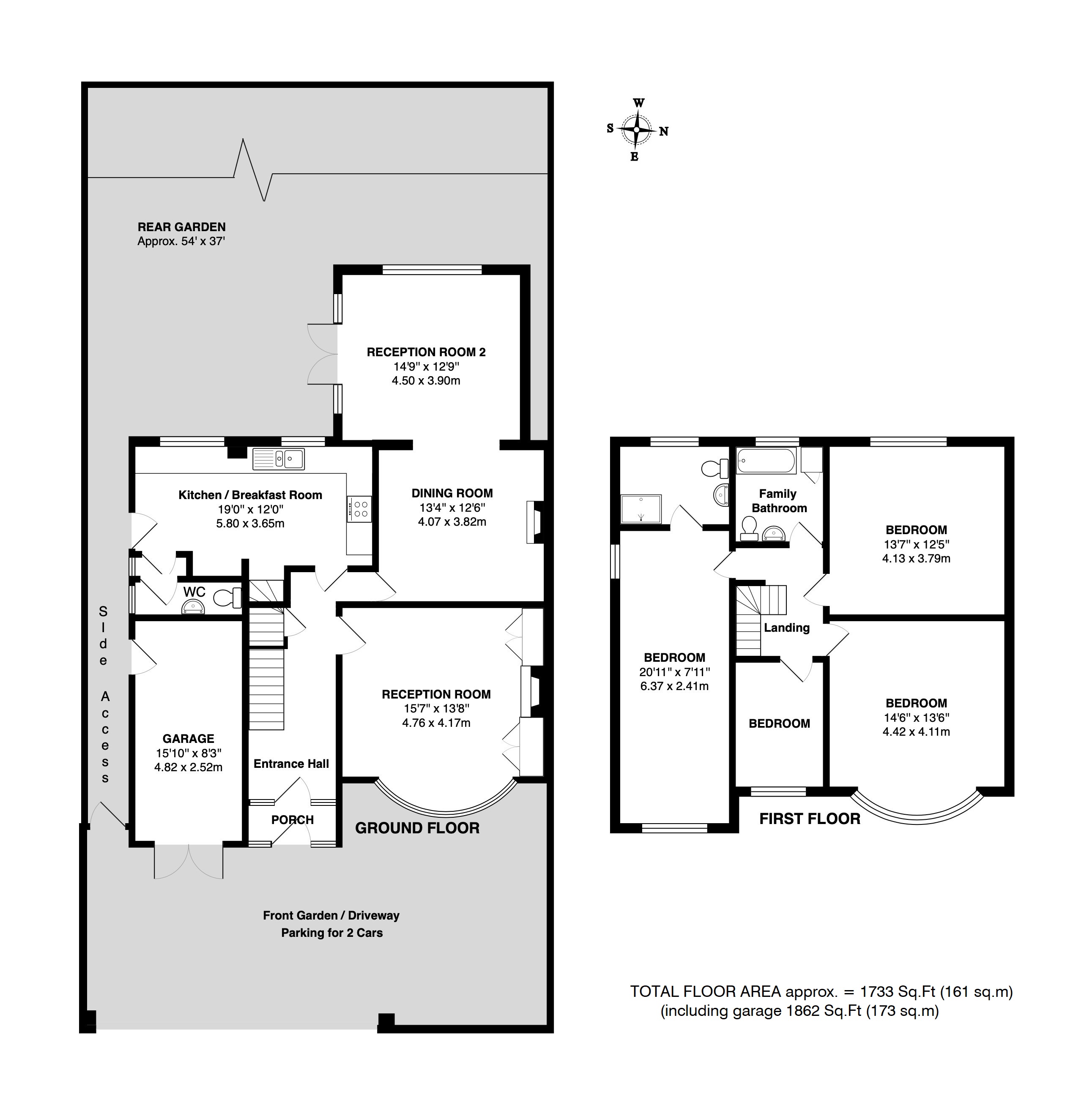 Floorplans For Strawberry Vale, Twickenham