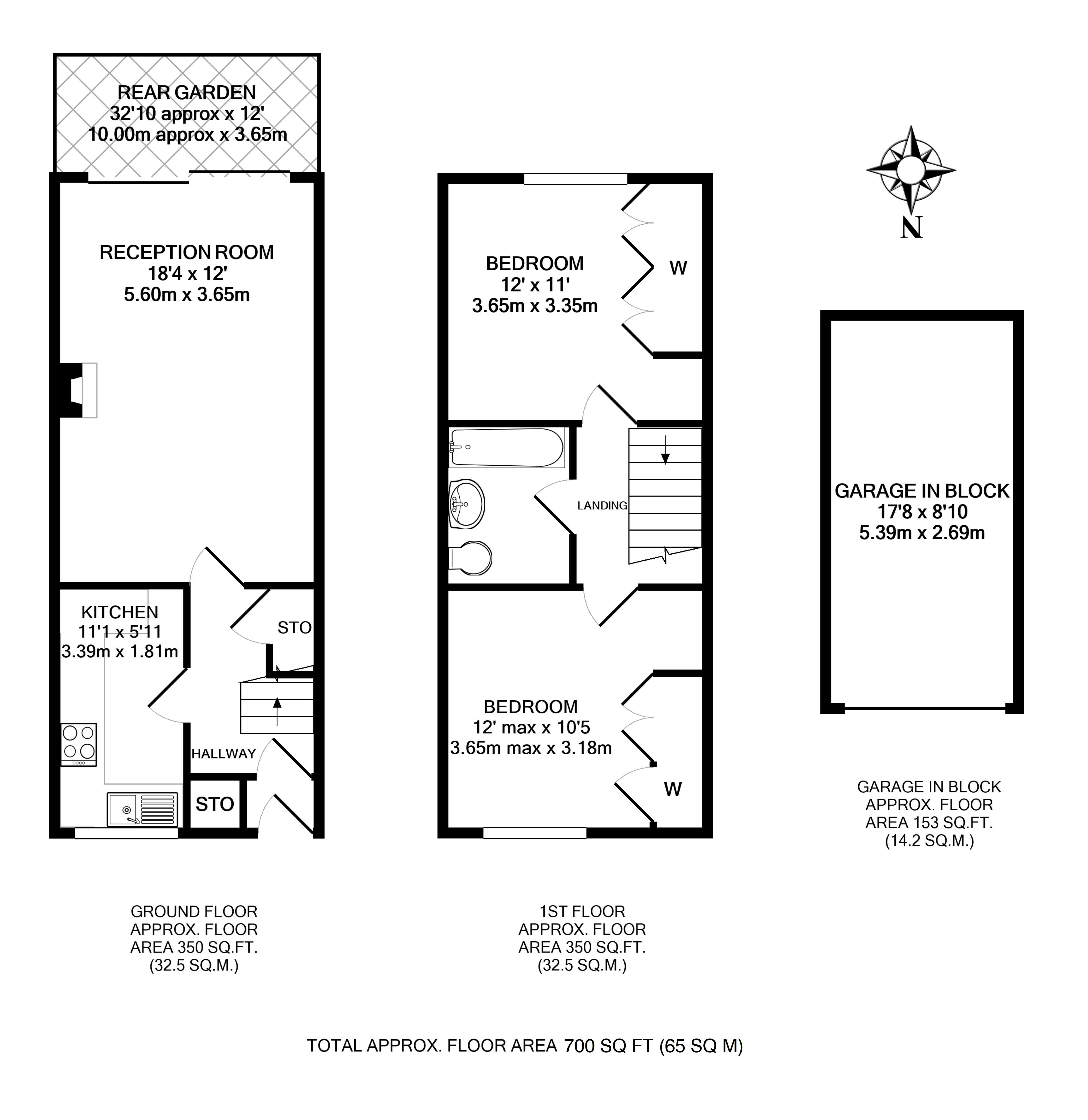 Floorplans For Wordsworth Road, Hampton