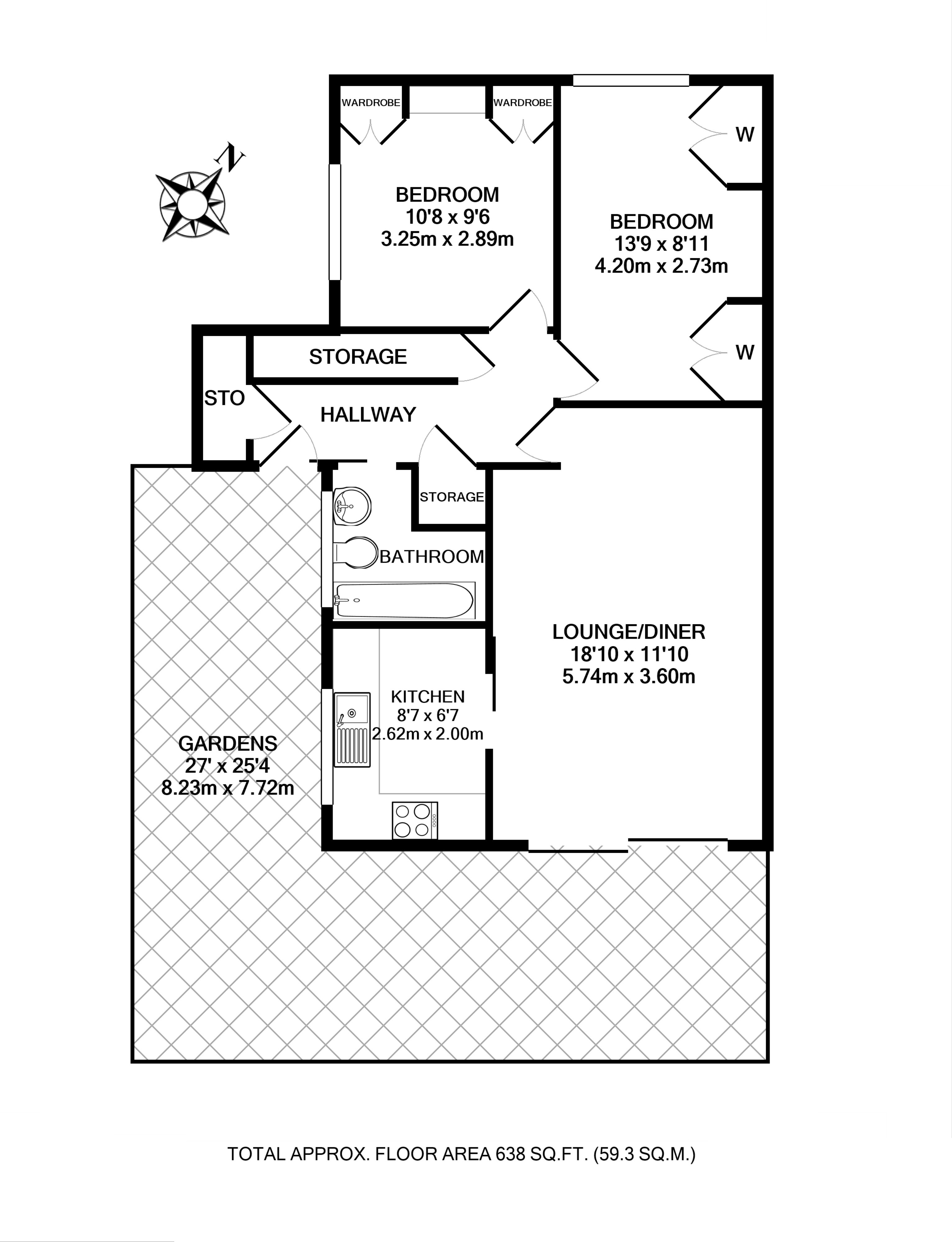 Floorplans For Belvedere Close, Teddington